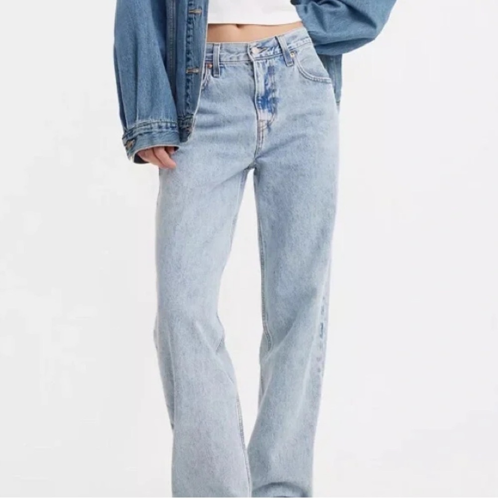 Levi's Low Pro Straight Women's Jeans Light/Acid Wash Size 29